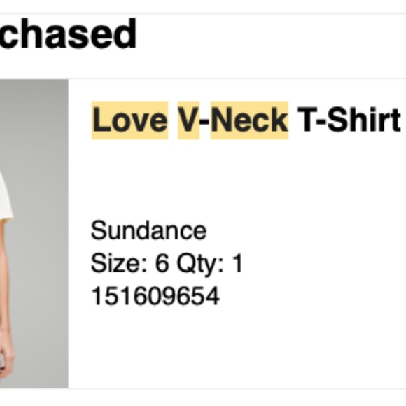 Lululemon Love V-Neck T-shirt, 6, Sundance - Picture 6 of 6